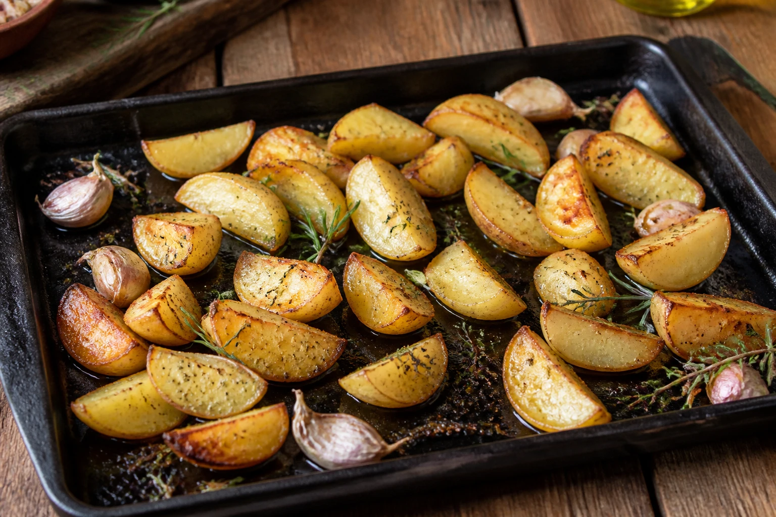 Pommes de terre au four croustillantes, la recette de ma grand-mère