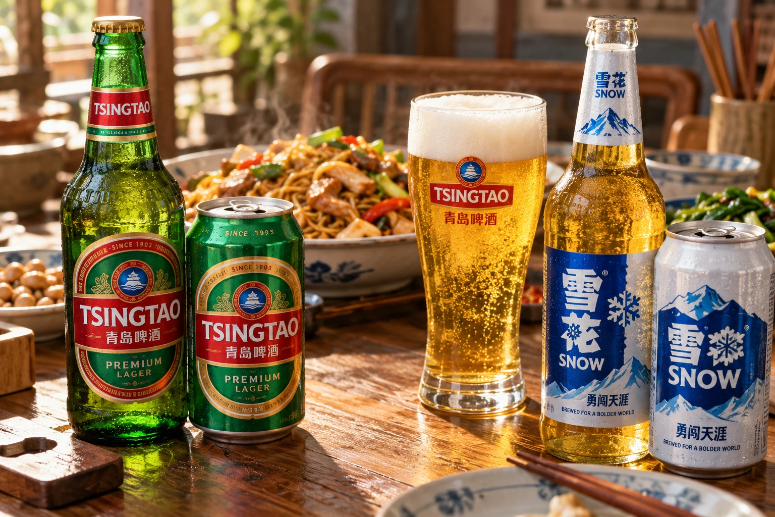 Bières chinoises : marques, goût et où les trouver