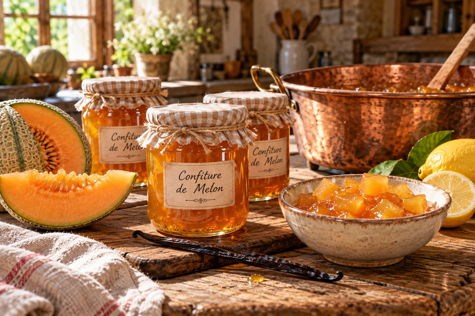 La confiture de melon de grand-mère : ma recette d’antan