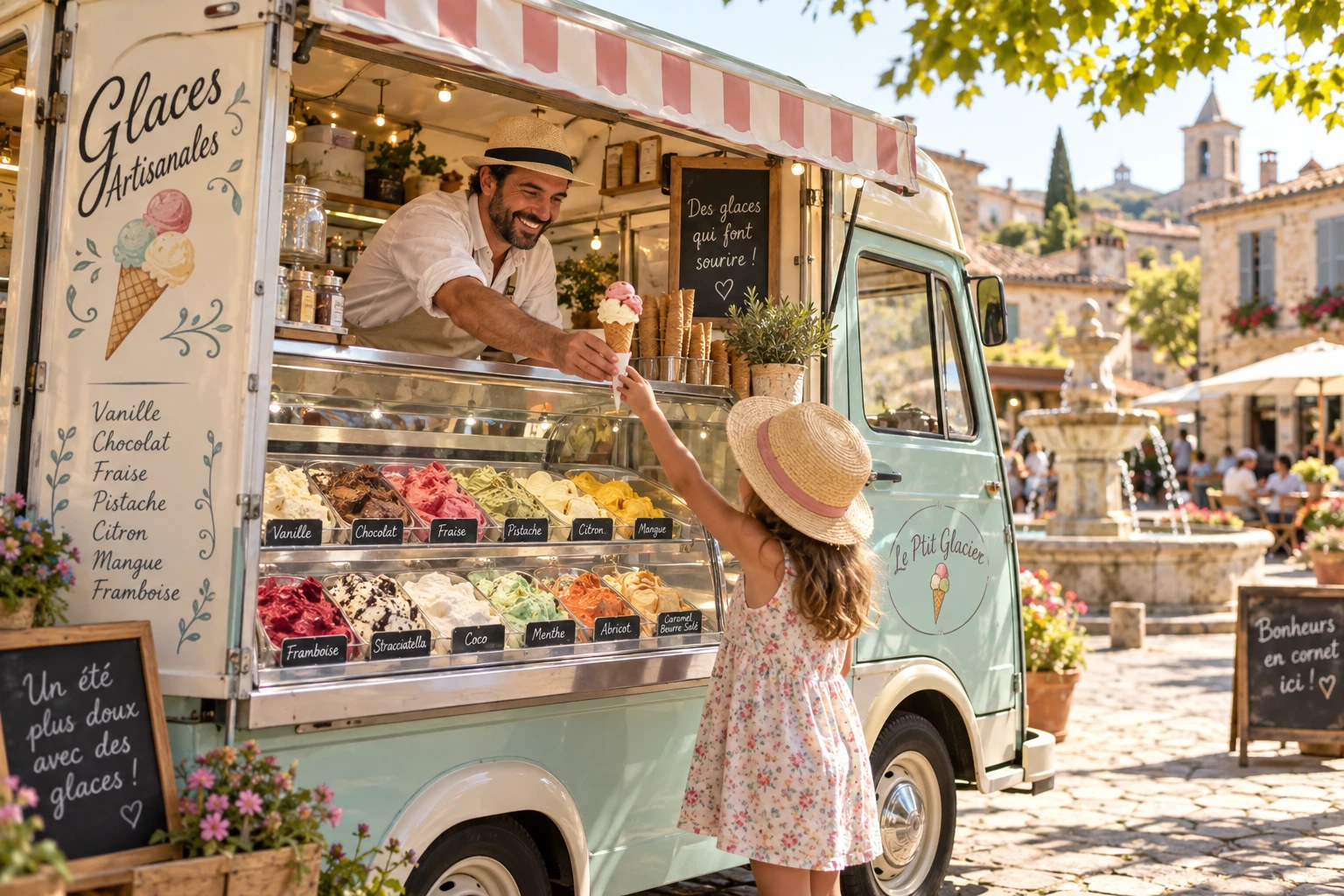 Devenir marchand de glaces ambulant : démarches et budget