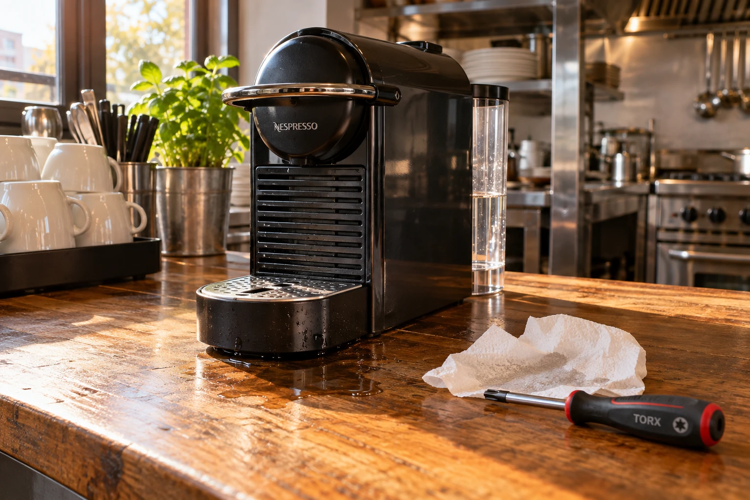 Machine Nespresso qui fuit : trouver la cause et réparer